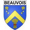 Beauvois 62 ville sticker blason écusson autocollant adhésif