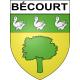 Bécourt Sticker wappen, gelsenkirchen, augsburg, klebender aufkleber