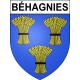 Béhagnies Sticker wappen, gelsenkirchen, augsburg, klebender aufkleber