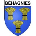 Béhagnies Sticker wappen, gelsenkirchen, augsburg, klebender aufkleber