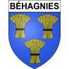 Stickers coat of arms Béhagnies adhesive sticker