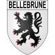 Bellebrune Sticker wappen, gelsenkirchen, augsburg, klebender aufkleber