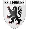 Stickers coat of arms Bellebrune adhesive sticker
