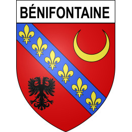 Bénifontaine Sticker wappen, gelsenkirchen, augsburg, klebender aufkleber