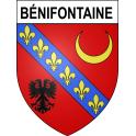 Bénifontaine 62 ville sticker blason écusson autocollant adhésif
