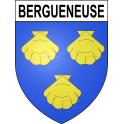 Bergueneuse 62 ville sticker blason écusson autocollant adhésif