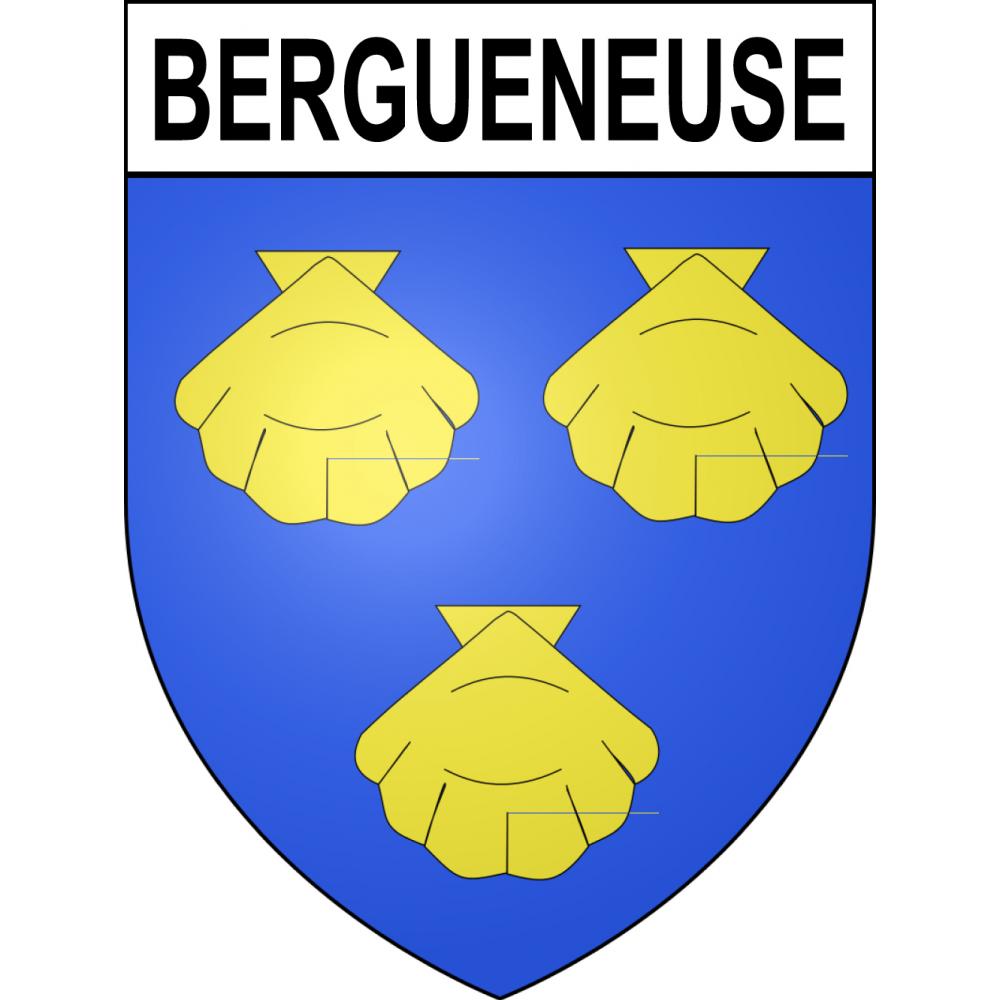 Bergueneuse Sticker wappen, gelsenkirchen, augsburg, klebender aufkleber