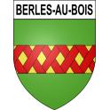 Berles-au-Bois Sticker wappen, gelsenkirchen, augsburg, klebender aufkleber