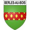 Berles-au-Bois 62 ville sticker blason écusson autocollant adhésif
