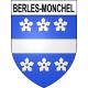 Berles-Monchel Sticker wappen, gelsenkirchen, augsburg, klebender aufkleber