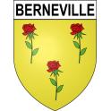 Berneville Sticker wappen, gelsenkirchen, augsburg, klebender aufkleber