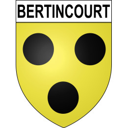 Bertincourt 62 ville sticker blason écusson autocollant adhésif