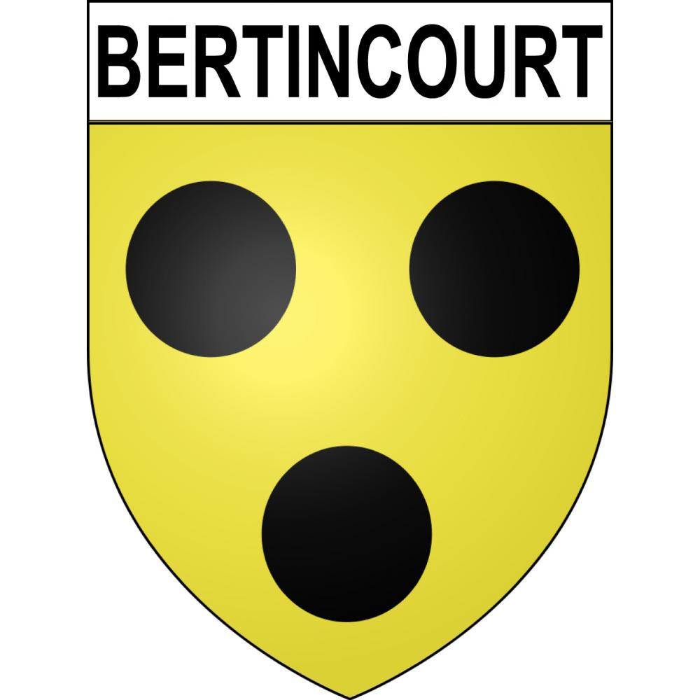 Stickers coat of arms Bertincourt adhesive sticker