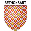 Béthonsart Sticker wappen, gelsenkirchen, augsburg, klebender aufkleber
