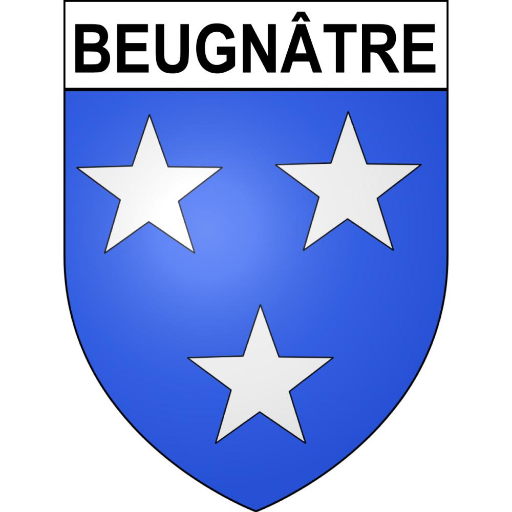 Beugnâtre Sticker wappen, gelsenkirchen, augsburg, klebender aufkleber