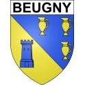 Stickers coat of arms Beugny adhesive sticker