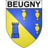 Beugny 62 ville sticker blason écusson autocollant adhésif