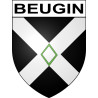 Beugin Sticker wappen, gelsenkirchen, augsburg, klebender aufkleber