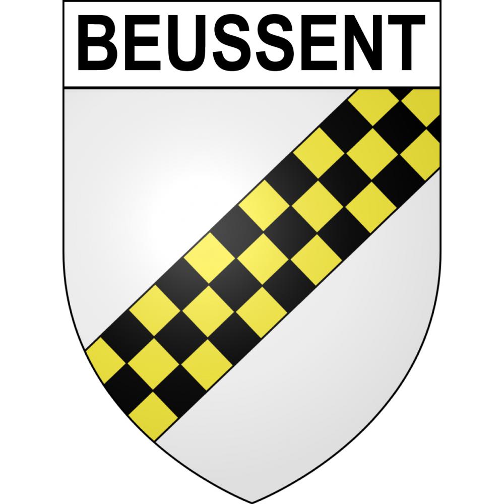 Stickers coat of arms Beussent adhesive sticker