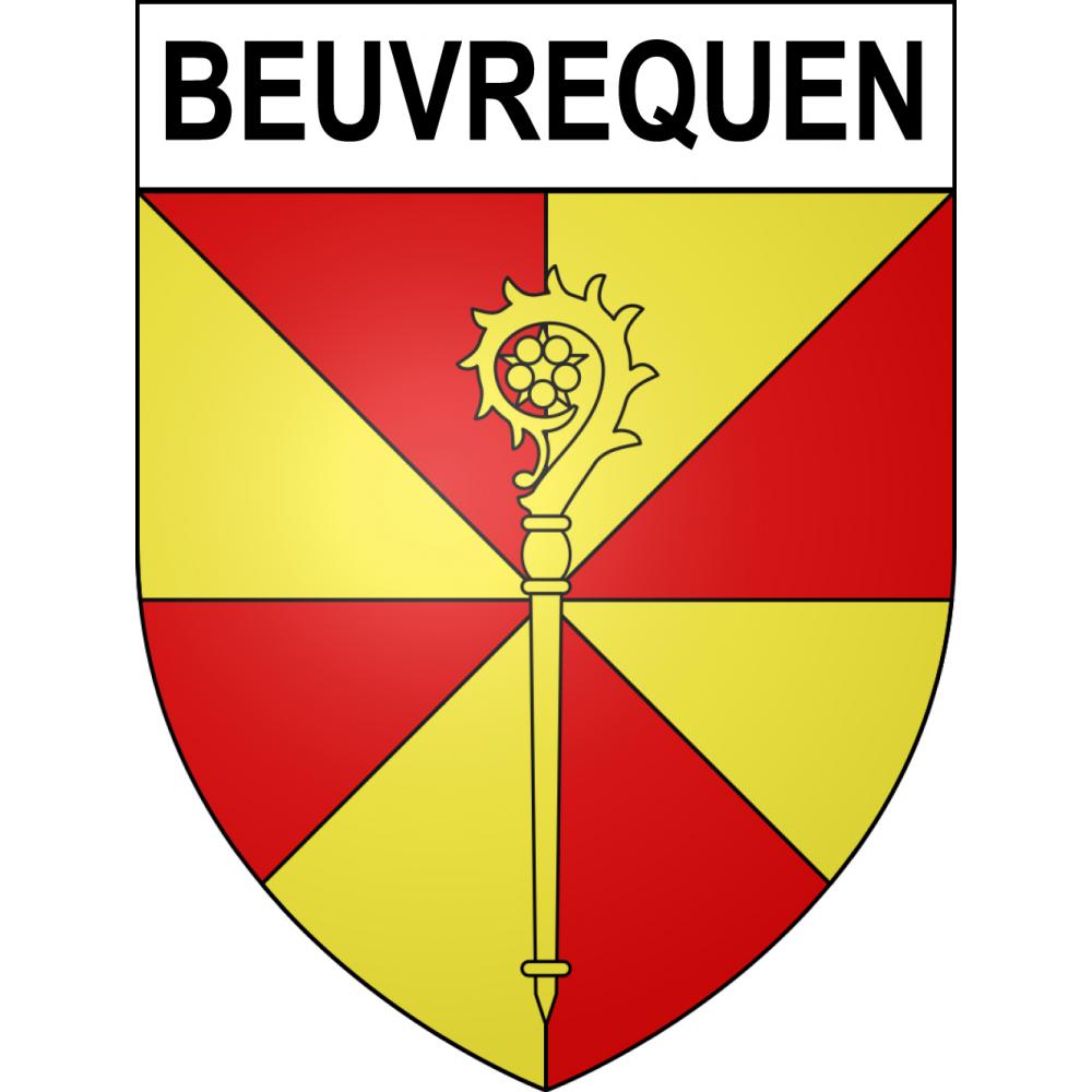 Beuvrequen Sticker wappen, gelsenkirchen, augsburg, klebender aufkleber