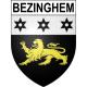 Bezinghem 62 ville sticker blason écusson autocollant adhésif