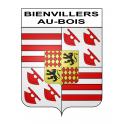 Bienvillers-au-Bois 62 ville sticker blason écusson autocollant adhésif