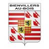 Adesivi stemma Bienvillers-au-Bois adesivo