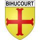 Stickers coat of arms Bihucourt adhesive sticker