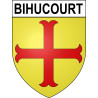 Bihucourt Sticker wappen, gelsenkirchen, augsburg, klebender aufkleber