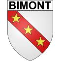 Bimont Sticker wappen, gelsenkirchen, augsburg, klebender aufkleber