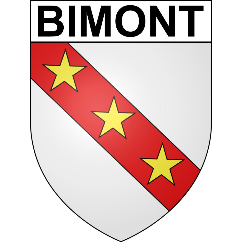 Bimont Sticker wappen, gelsenkirchen, augsburg, klebender aufkleber