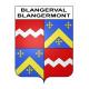 Blangerval-Blangermont 62 ville sticker blason écusson autocollant adhésif