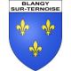 Blangy-sur-Ternoise 62 ville sticker blason écusson autocollant adhésif