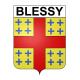 Blessy Sticker wappen, gelsenkirchen, augsburg, klebender aufkleber