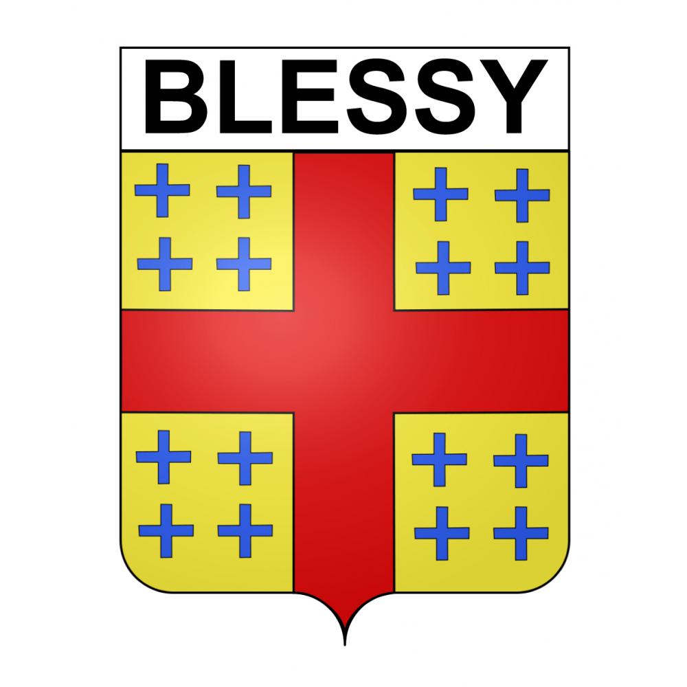 Blessy Sticker wappen, gelsenkirchen, augsburg, klebender aufkleber
