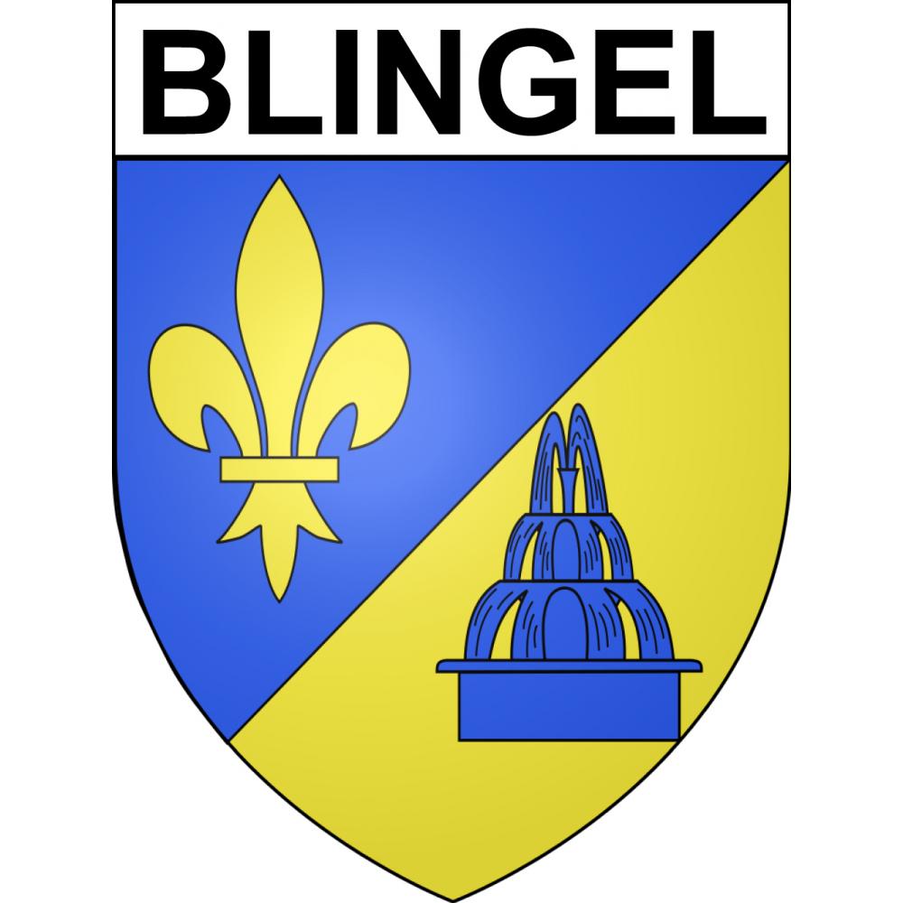 Blingel Sticker wappen, gelsenkirchen, augsburg, klebender aufkleber