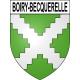 Boiry-Becquerelle 62 ville sticker blason écusson autocollant adhésif