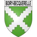Boiry-Becquerelle Sticker wappen, gelsenkirchen, augsburg, klebender aufkleber