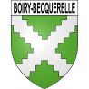 Stickers coat of arms Boiry-Becquerelle adhesive sticker