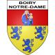 Boiry-Notre-Dame 62 ville sticker blason écusson autocollant adhésif