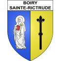 Boiry-Sainte-Rictrude 62 ville sticker blason écusson autocollant adhésif