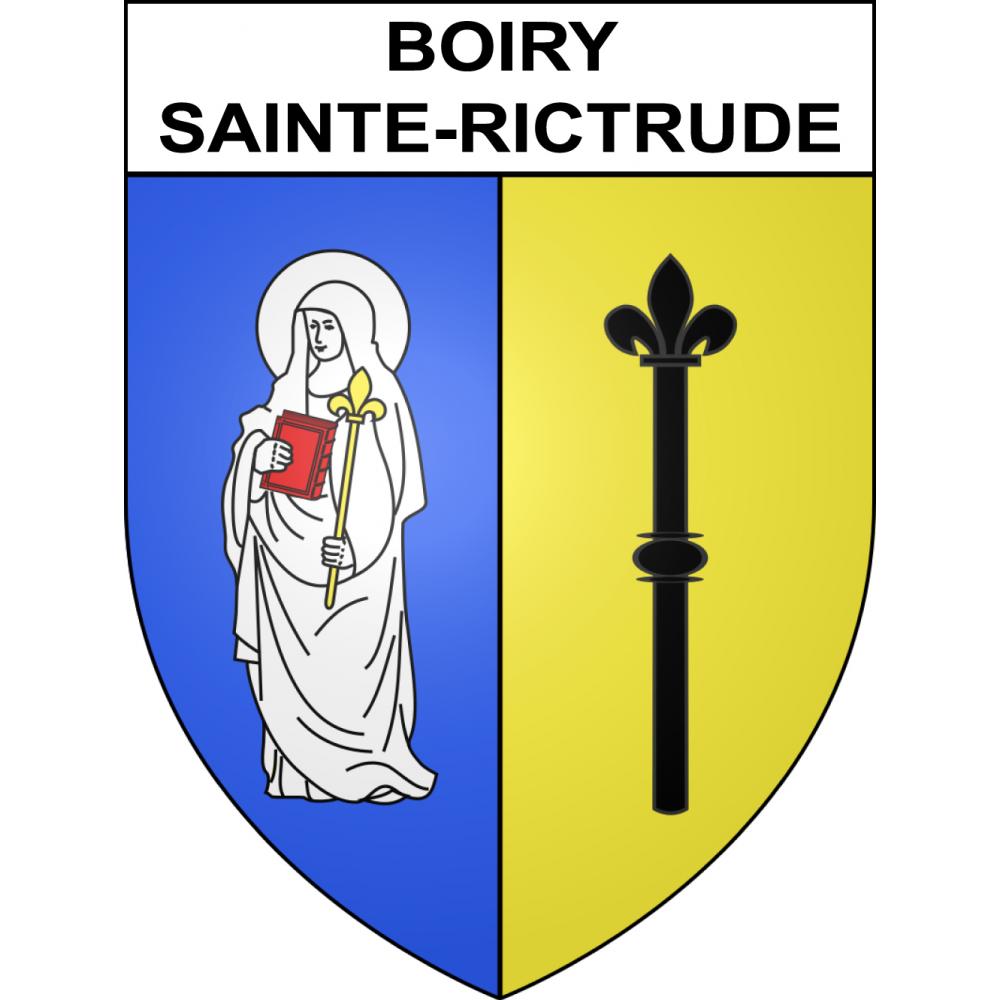 Adesivi stemma Boiry-Sainte-Rictrude adesivo