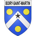 Boiry-Saint-Martin Sticker wappen, gelsenkirchen, augsburg, klebender aufkleber