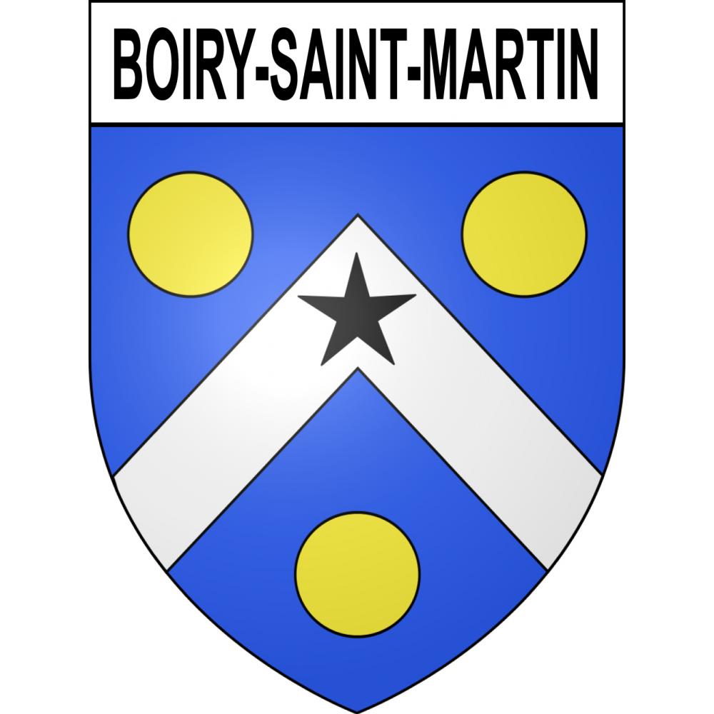 Boiry-Saint-Martin 62 ville sticker blason écusson autocollant adhésif
