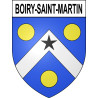 Boiry-Saint-Martin Sticker wappen, gelsenkirchen, augsburg, klebender aufkleber