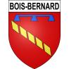 Pegatinas escudo de armas de Bois-Bernard adhesivo de la etiqueta engomada