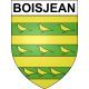 Boisjean 62 ville sticker blason écusson autocollant adhésif