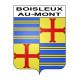 Boisleux-au-Mont 62 ville sticker blason écusson autocollant adhésif