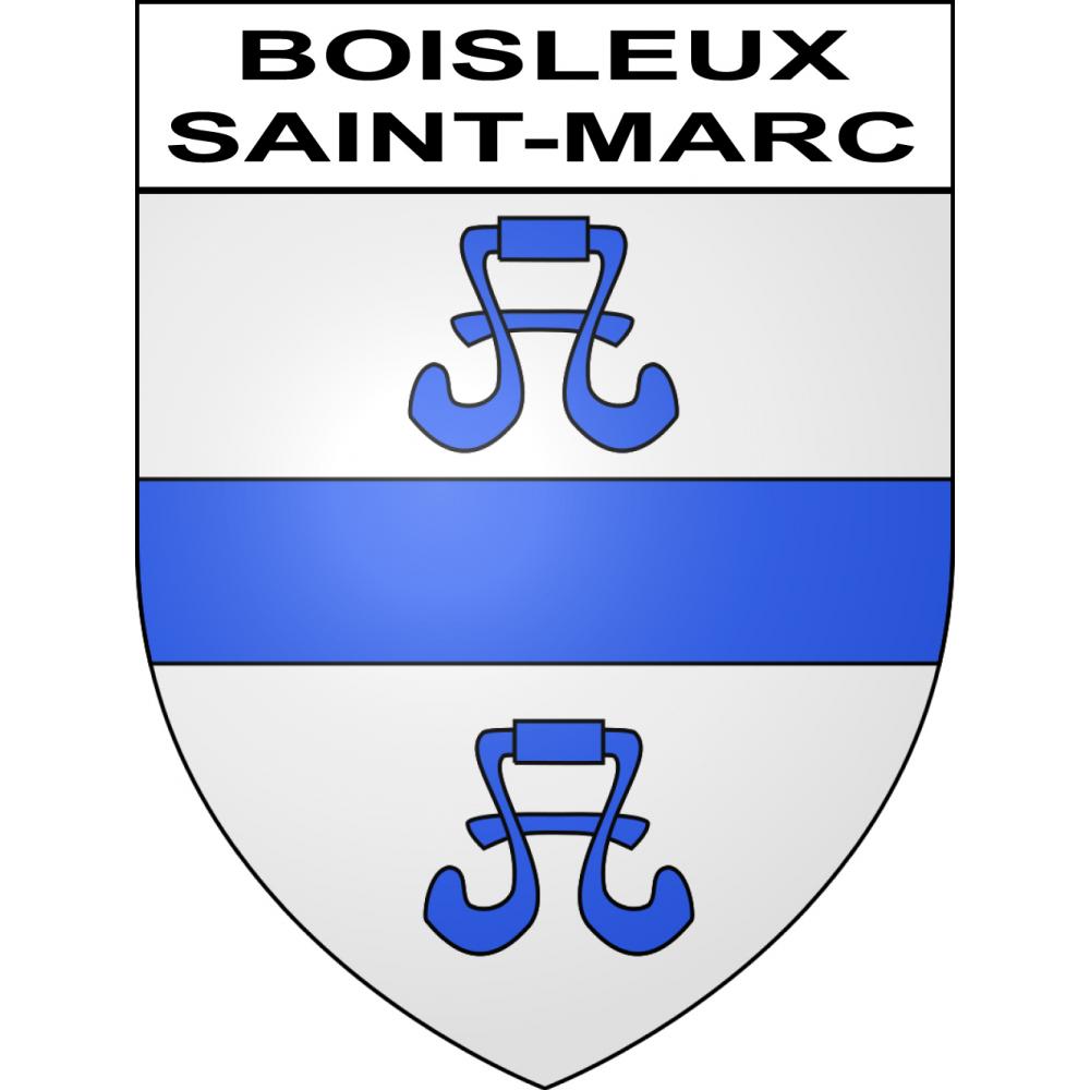 Boisleux-Saint-Marc 62 ville sticker blason écusson autocollant adhésif