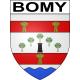 Bomy Sticker wappen, gelsenkirchen, augsburg, klebender aufkleber